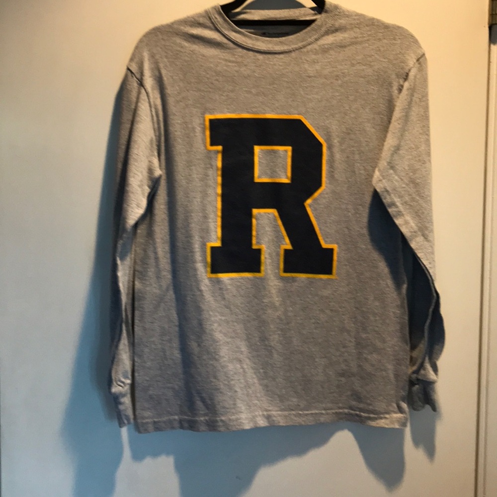 Long Sleeve Gray Champion Long Sleeved T-Shirt